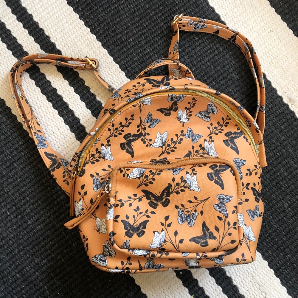 Under One Sky Mustard Yellow Mini Backpack